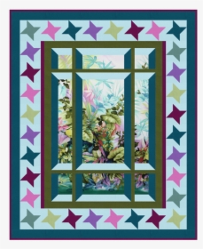 Modern Window 2 With Star Border By Barb Sackel - Picture Frame, HD Png Download, Transparent PNG
