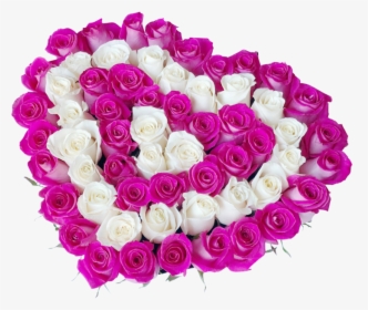 Heart Shape- Fresh Cut Roses - Real Flowers In Heart Shape, HD Png Download, Transparent PNG