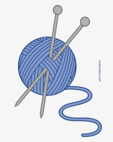 Transparent Needle And Thread Png - Knitting Needles Clip Art, Png Download, Transparent PNG