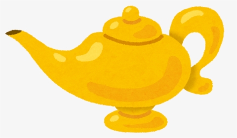 Aladdin Lamp - Cartoon Genie Lamp Png, Transparent Png, Transparent PNG