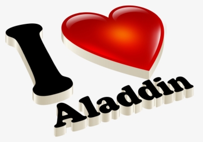Aladdin Heart Name Transparent Png - Jain Name, Png Download, Transparent PNG