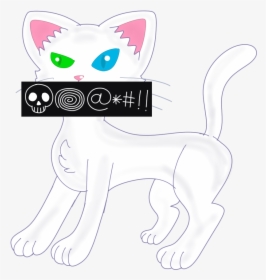 Sweary Kitty - Squitten, HD Png Download, Transparent PNG