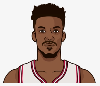 Jimmy Butler Fd Points A Game Versus Wizards - Cartoon Kevin Durant Drawings, HD Png Download, Transparent PNG