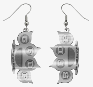 Brass Knuckle Earrings - Earrings, HD Png Download, Transparent PNG
