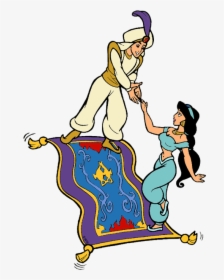 Necklace Prince Ali, Jasmine On Magic Carpet - Jasmine Aladdin Magic Carpet, HD Png Download, Transparent PNG