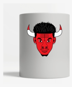Jimmy Butler Chicago Bull Horn Mug - Illustration, HD Png Download, Transparent PNG