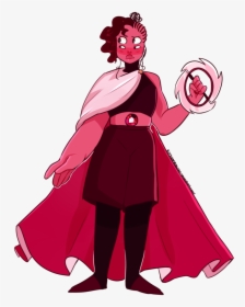 Steven Universe Ruby And Rose Fusion - Ruby And Rose Quartz Fusion, HD Png Download, Transparent PNG