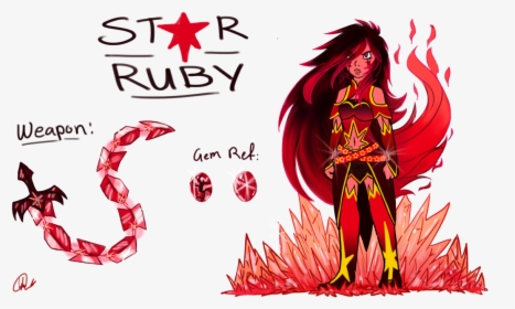 Star Ruby ~ Gem Oc By Ask-thedrakon Steven Universe - Male Gems Steven Universe Oc, HD Png Download, Transparent PNG