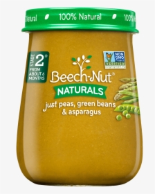 Naturals Just Peas, Green Beans & Asparagus Jar - Asparagus Baby Food, HD Png Download, Transparent PNG