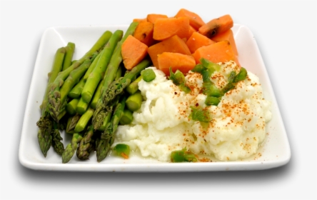 Spicy Egg White Asparagus Fit Plate      Data Rimg - Mashed Potato, HD Png Download, Transparent PNG