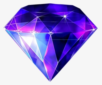 Blue Diamond Gemstone Sapphire Free Hq Image Clipart - Purple And Blue Diamond, HD Png Download, Transparent PNG
