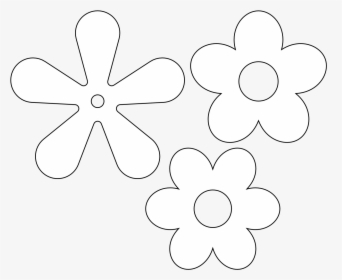 Retro Flower Icon - Flower Icon Png White, Transparent Png, Transparent PNG