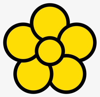 Five Petal Flower Icon - Five Petal Flower Clipart, HD Png Download, Transparent PNG