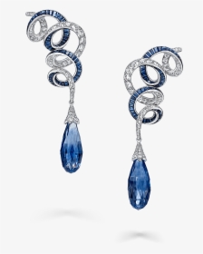 Inspired By Twombly Sapphire And Diamond Earrings, - Earrings, HD Png Download, Transparent PNG