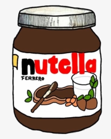 #nutella #png #sticker #stickers #tumblr #chocolate - Nutella Png, Transparent Png, Transparent PNG