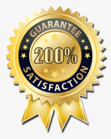 200 Satisfaction Guarantee Logo - Png 100% Satisfaction Guaranteed, Transparent Png, Transparent PNG
