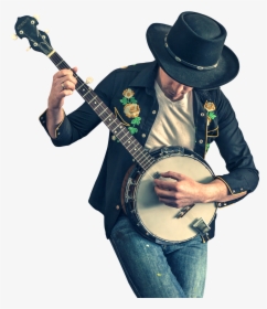 Musician Transparent Png Image - Man With Guitar Background, Png Download, Transparent PNG
