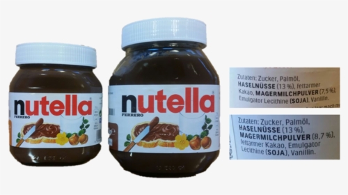 Nutella Von Ferrero Eine Untersuchung Der Verbraucherzentrale - Nutella Price In Italy, HD Png Download, Transparent PNG