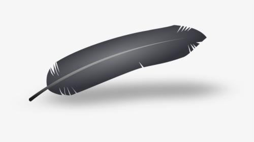 Feather Crow Raven Quill Png Image - Black Feather Clip Art, Transparent Png, Transparent PNG
