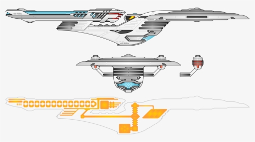 Starship Design Star Trek, HD Png Download, Transparent PNG