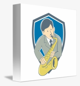 Musician Clipart Sax Player - Saxophone, HD Png Download, Transparent PNG