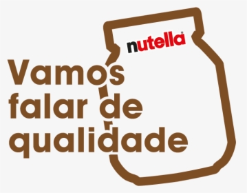 Clip Art Vamos Falar De Qualidade - Nutella, HD Png Download, Transparent PNG