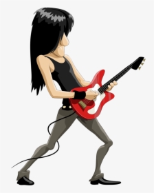Transparent Musician Clipart - Rock Music Cartoon Png, Png Download, Transparent PNG
