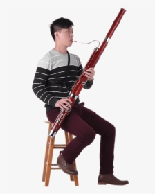 Musician Playing The Bassoon - Ammoon Bassoon, HD Png Download, Transparent PNG