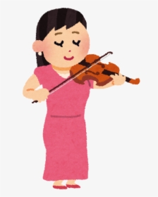 Musician Png Amp Musician Transparent Clipart Free - バイオリン を 弾く の イラスト, Png Download, Transparent PNG