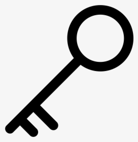 Key Vector Icon Png - Thin Key Png, Transparent Png, Transparent PNG