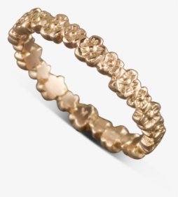 14 Karat Rose Gold Flower Stack-able Ring Size - Bracelet, HD Png Download, Transparent PNG