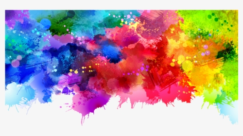 #colour#color #explosion #multi #blue #green #red #yellow - Bright Colorful Watercolor Background, HD Png Download, Transparent PNG