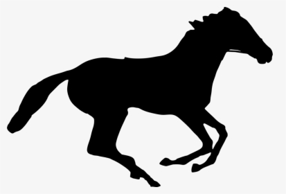 Animal, Equine, Horse, Ride, Silhouette - Flat Coated Retriever Silhouette, HD Png Download, Transparent PNG