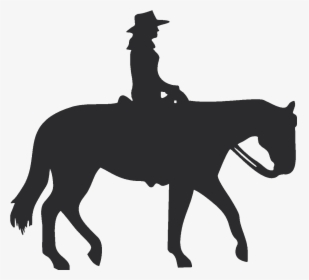 Horse Silhouette Png -cowboy On Horse Silhouette - Cowboy On Horse Silhouette Png, Transparent Png, Transparent PNG