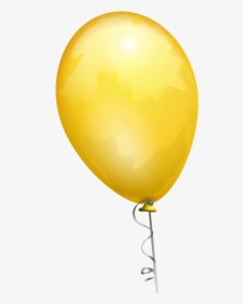 Yellow Balloon Png - Transparent Background Yellow Balloon Png, Png Download, Transparent PNG