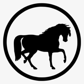 Transparent Caballo Clipart - Horse Silhouette Clip Art, HD Png Download, Transparent PNG