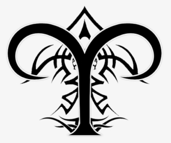 Aries Png Transparent Images - Tribal Aries Tattoo Designs, Png Download, Transparent PNG