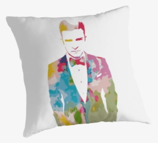 Justin Timberlake Water Colour By Obieb - Cushion, HD Png Download, Transparent PNG