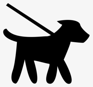 Walking Small Dog Pet - Dog Walking Icon Png, Transparent Png, Transparent PNG
