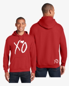 Fuck The Population Red Hoodie, HD Png Download, Transparent PNG
