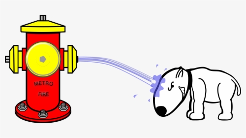 The Hydrant Finally Had Enough Of Mr - Cartoon Of Dog Urinating On Transparent Background, HD Png Download, Transparent PNG