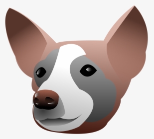 Dog Portrait Clipart - Dog Head Png Clipart, Transparent Png, Transparent PNG