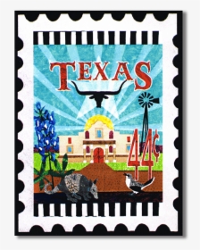 Texas Stamp Full Kit Laser Cut Pre Fused Applique Quilt - Texas Stamp, HD Png Download, Transparent PNG