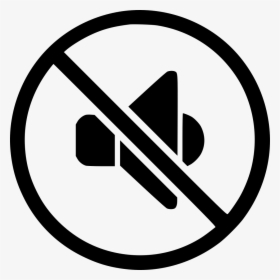 Cancel Mute Sound Volume Music - Ban Halal, HD Png Download, Transparent PNG