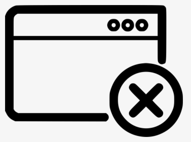 Cancel - Printer With Cross Icon, HD Png Download, Transparent PNG