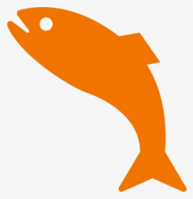 Orange Jumping Fish Svg Clip Arts - Jumping Fish Clipart, HD Png Download, Transparent PNG
