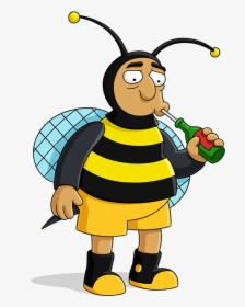 Bumblebee Man - Simpsons Bumblebee Man, HD Png Download, Transparent PNG