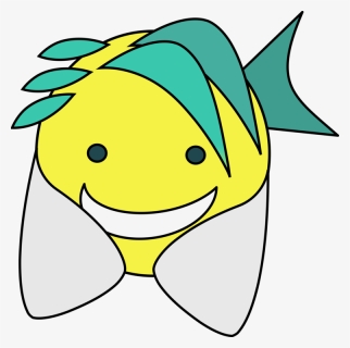 Cartoon Fish Svg Clip Arts - Happy Face Clip Art, HD Png Download, Transparent PNG