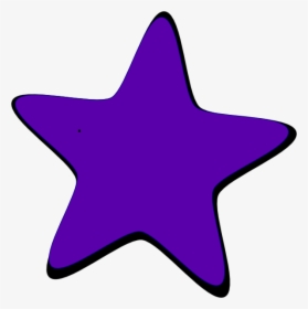 Colorful Stars Clipart Png Download - Purple Star Clip Art, Transparent Png, Transparent PNG