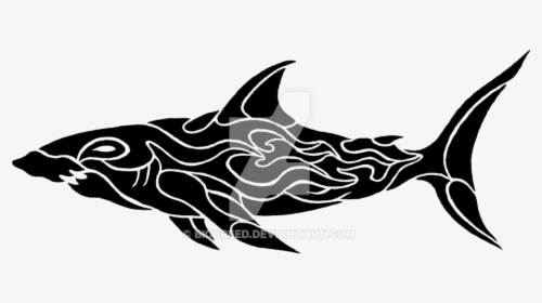 Shark Tattoo Transparent, HD Png Download, Transparent PNG